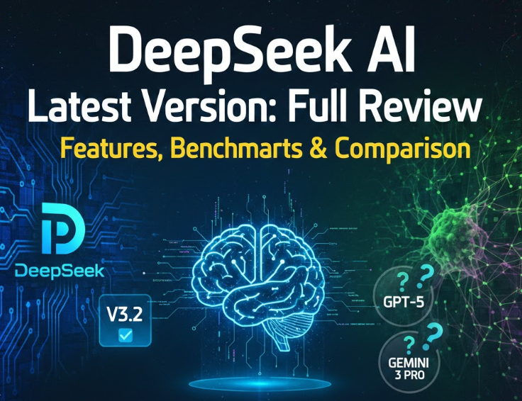 DeepSeek AI Latest Version: Full Review, Features, Benchmarks & Comparison with GPT-5 and Gemini 3